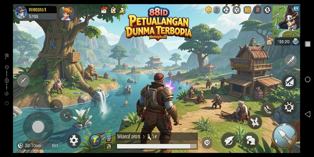 Screenshot utama yang menampilkan gameplay Open World yang mendebarkan.