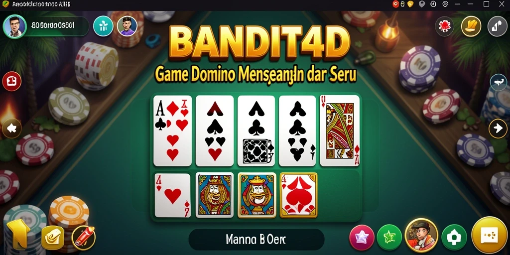Tampilan gameplay seru dalam BANDIT4D yang menggugah semangat.