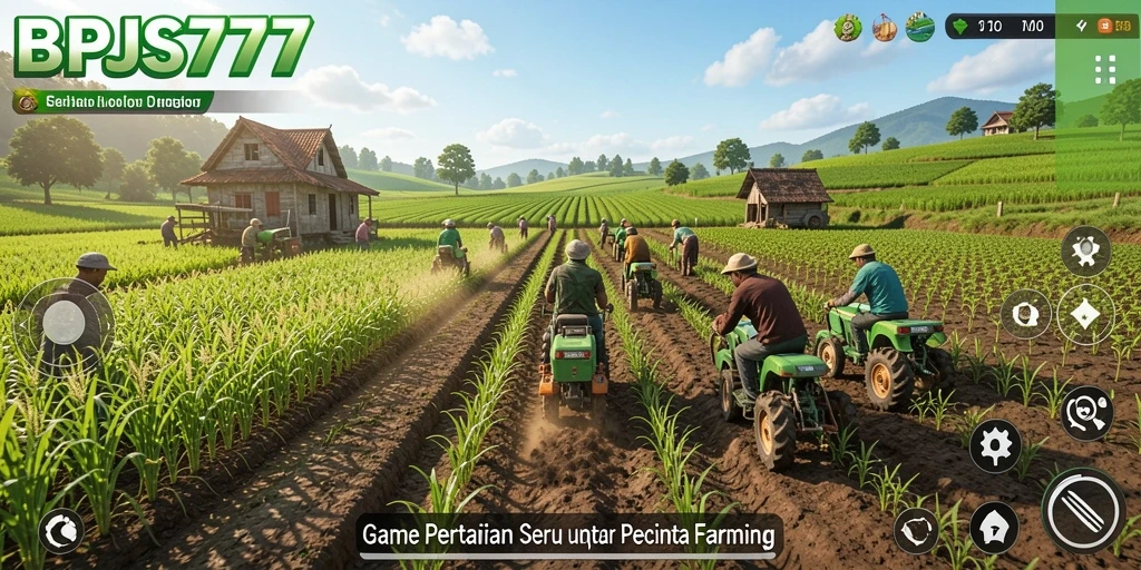 Gameplay seru BPJS777 dengan aktivitas bertani yang menarik.
