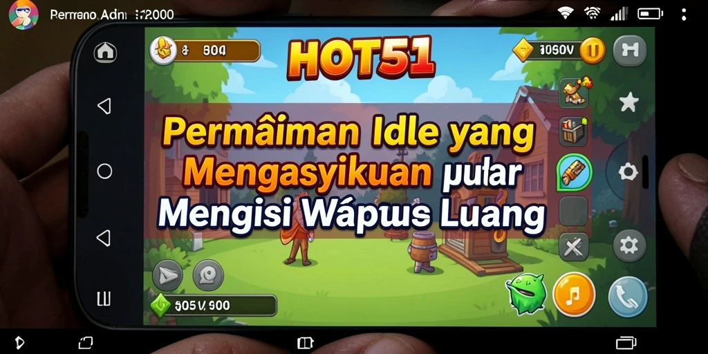 Screenshot HOT51 menampilkan gameplay Idle yang menarik dan interaktif.