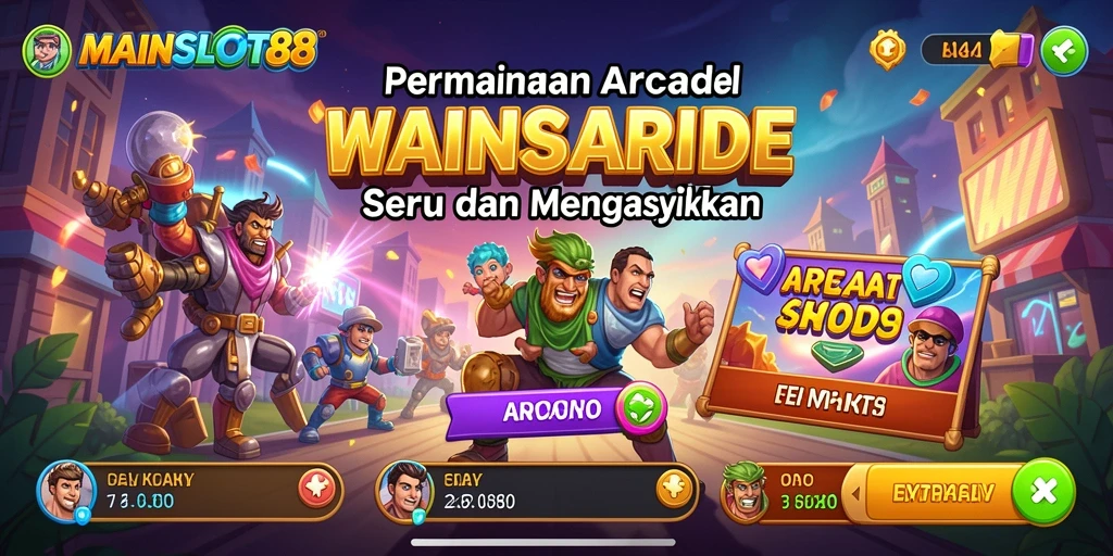 Tampilan gameplay seru dari MAINSLOT88 yang menonjolkan aksi Arcade.