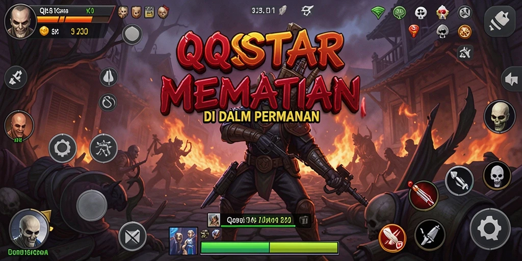 Gameplay menegangkan di QQSTAR dengan suasana mencekam.