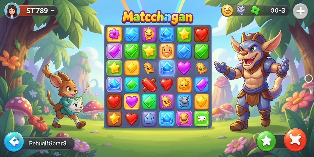 Tampilan gameplay ST789 yang menarik dan penuh warna.